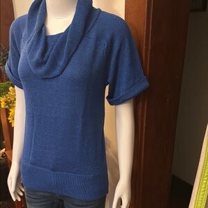 NWt northern reflections size small Women's Blue Cowl Neck Sweater